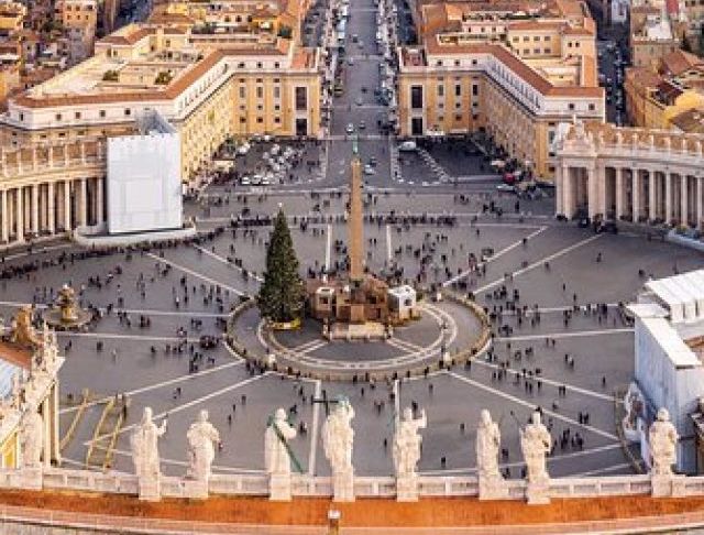 Vatican Museums, Walking Tour, including Sistine, Chape drone view